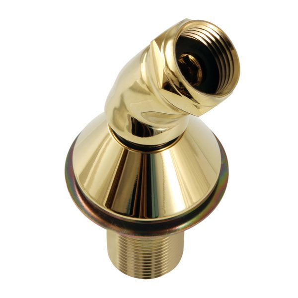 Kingston Brass Deck Mount Hand Shower Holder for Roman Tub Faucet, Polished Brass KSHK52